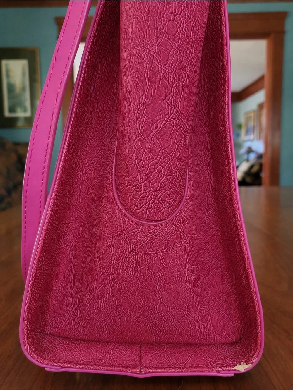 ZAC Zac Posen Large Pink Top Handle Satchel Crossbody Bag